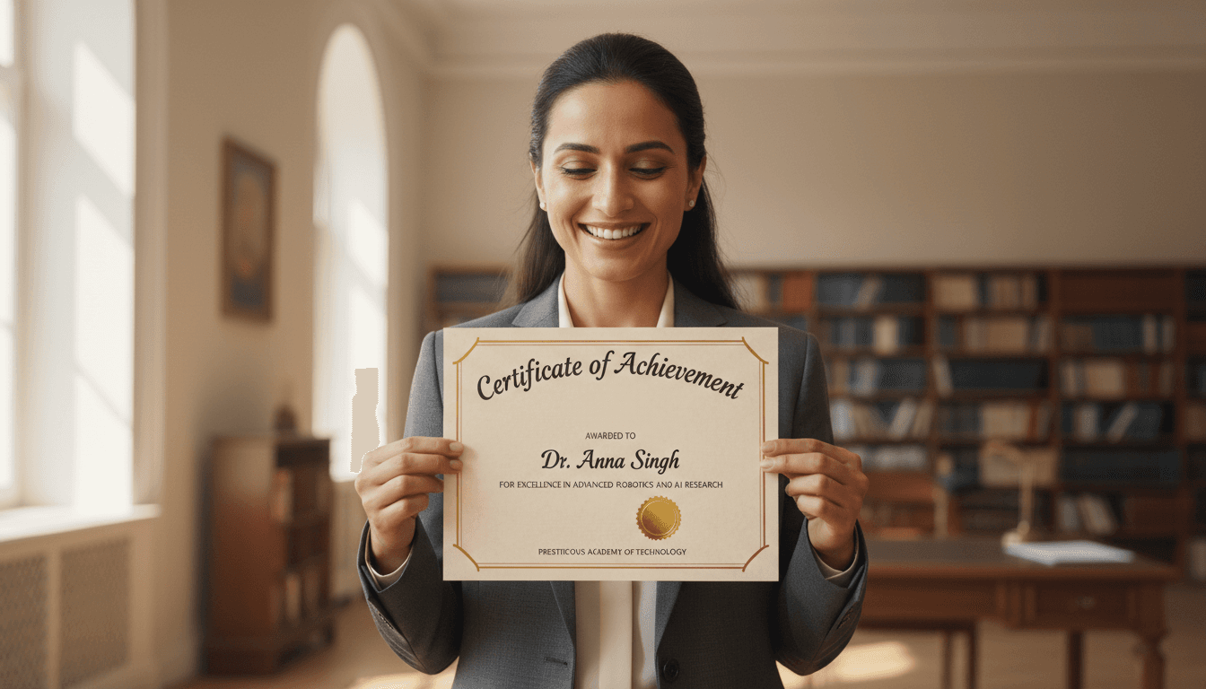 ONE WORLD NEXUS Achievement Certificate